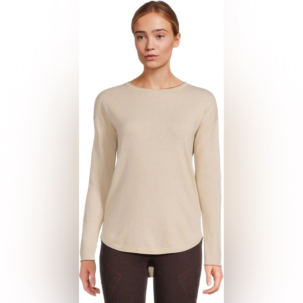 Smartwool Shadow Pine Lightweight Merino Blend Sweater Size S Cream NEW w/ TAGS - Picture 7 of 13